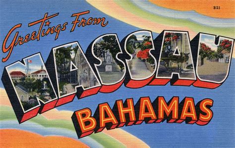 postcard bahamas